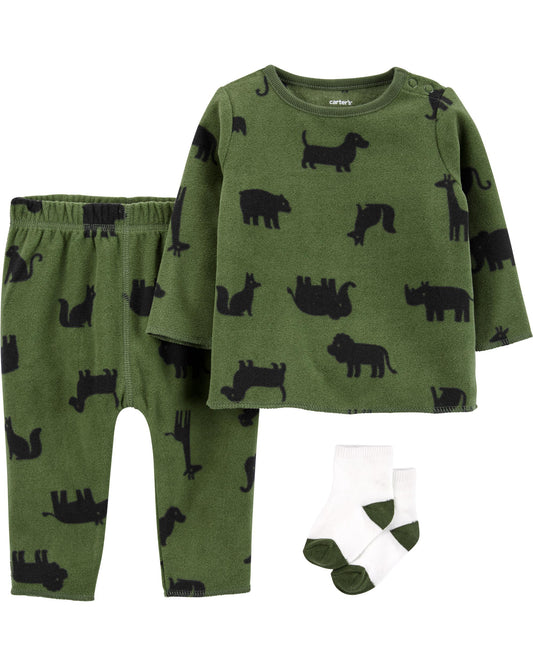 Green Animals - Diaper Cake