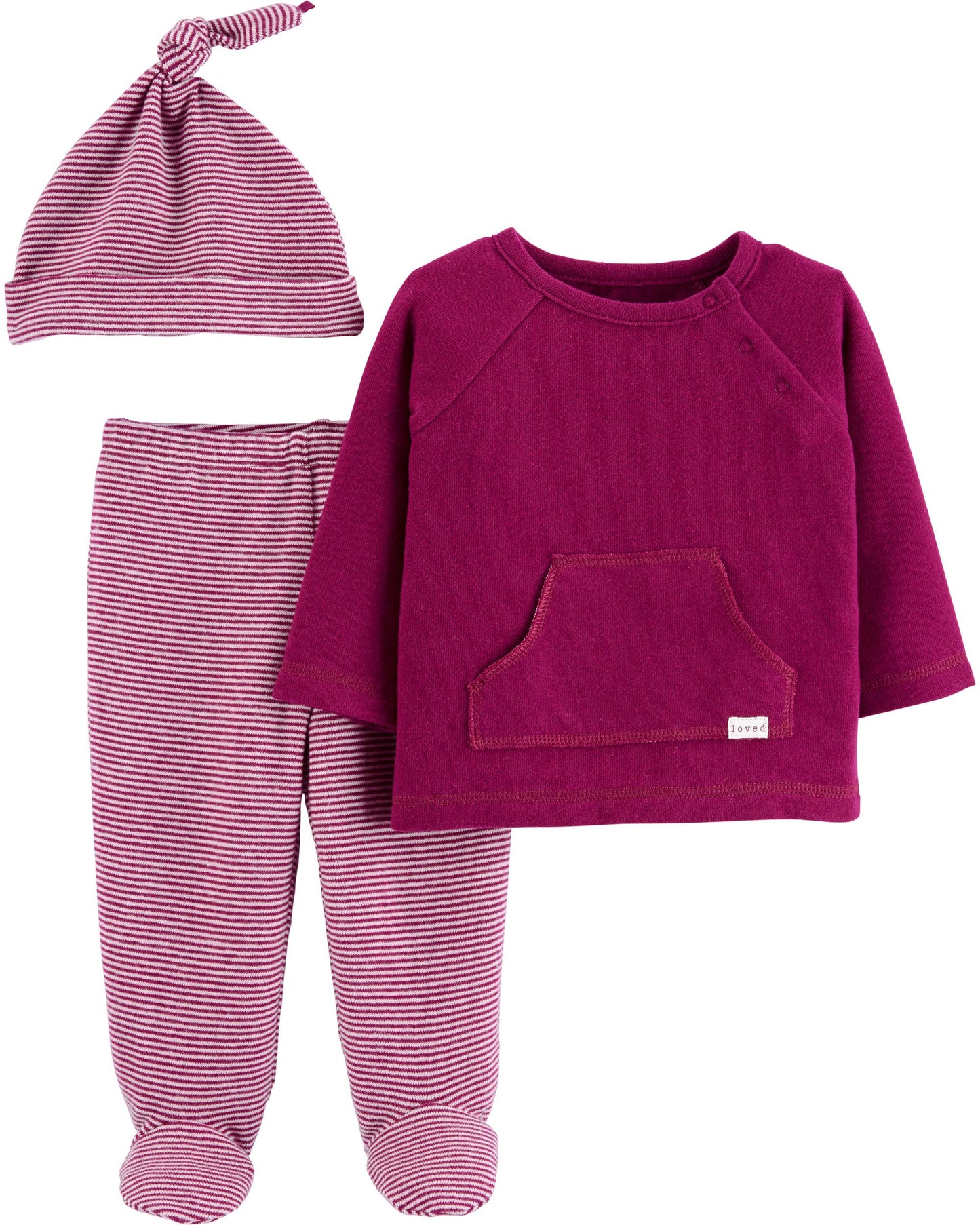 Striped Wine - Diaper Cake