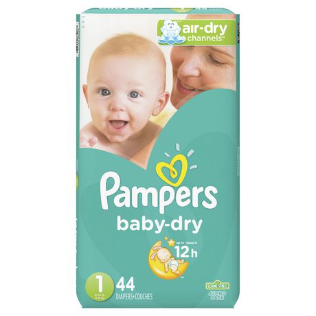 Pampers Baby Dry Diapers - Size 1