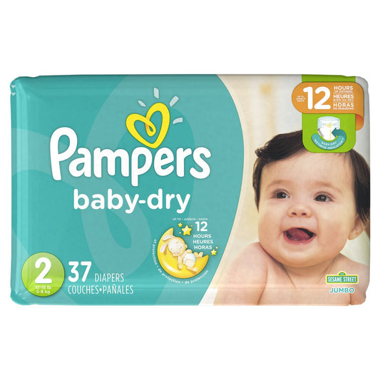 Pampers Baby Dry Diapers - Size 2