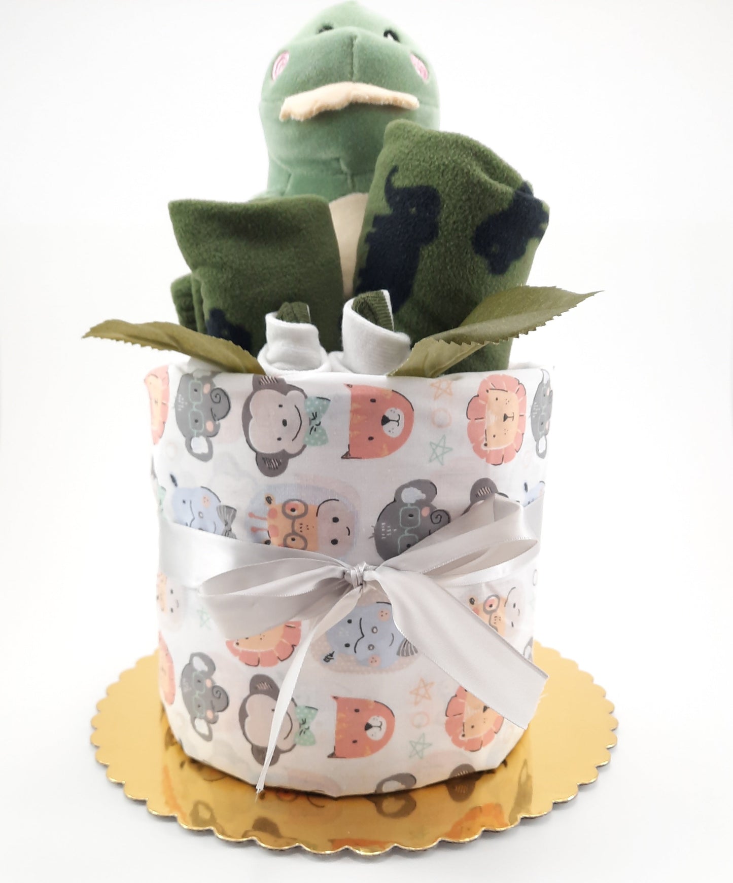 Green Animals - Nappy Cake