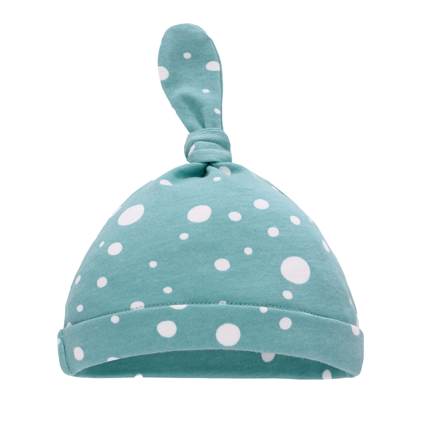 Blue Dots - Super Soft Set Swaddle Blanket + Cap