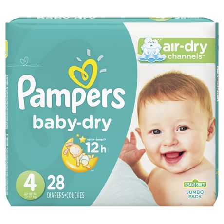 Pampers Baby Dry Diapers - Size 4