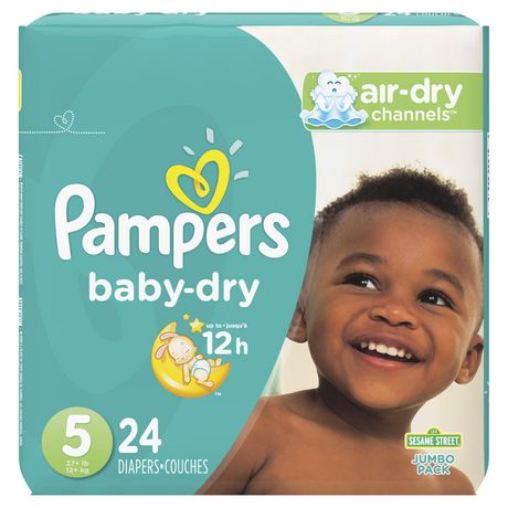 Pampers Baby Dry Diapers - Size 5